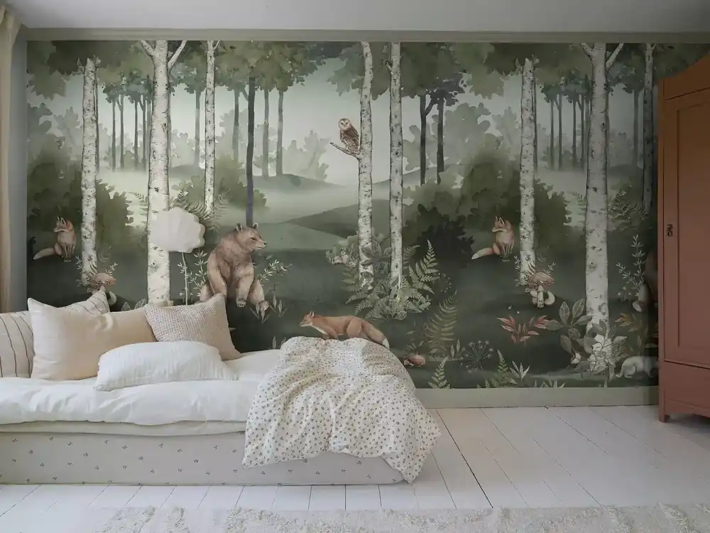 WILD FOREST MURAL-6943