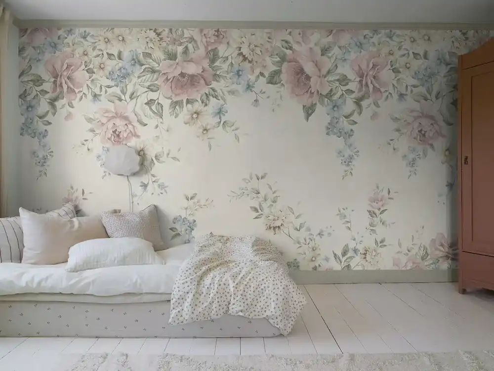 FLOWER GARDEN MURAL-6944