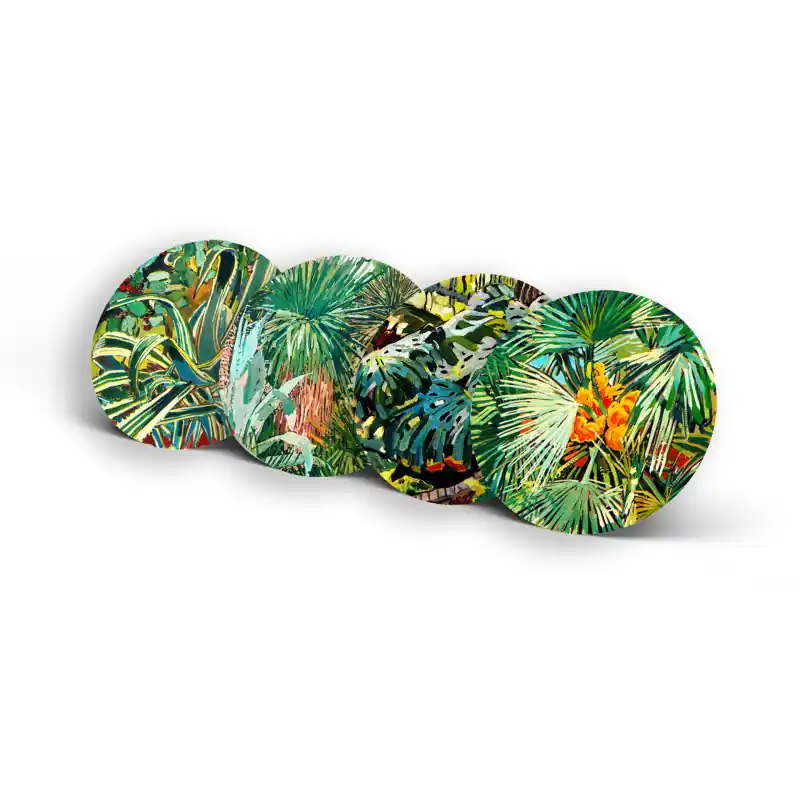 Collezione completa "Java Jungla" - 4 Sottopiatti