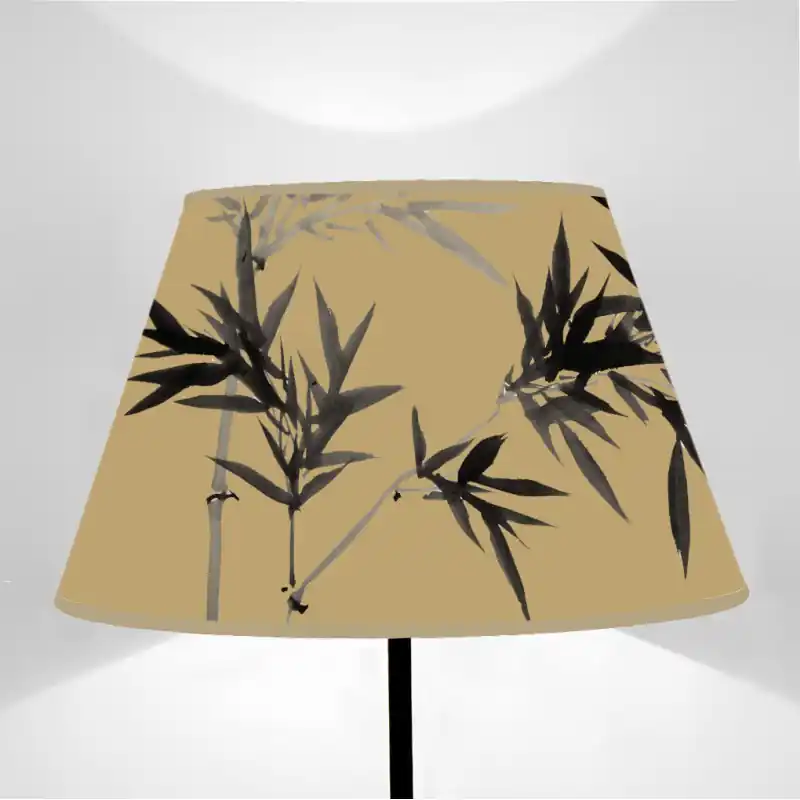 Paralume Tronco di cono Flora Bamboo su fondi vari