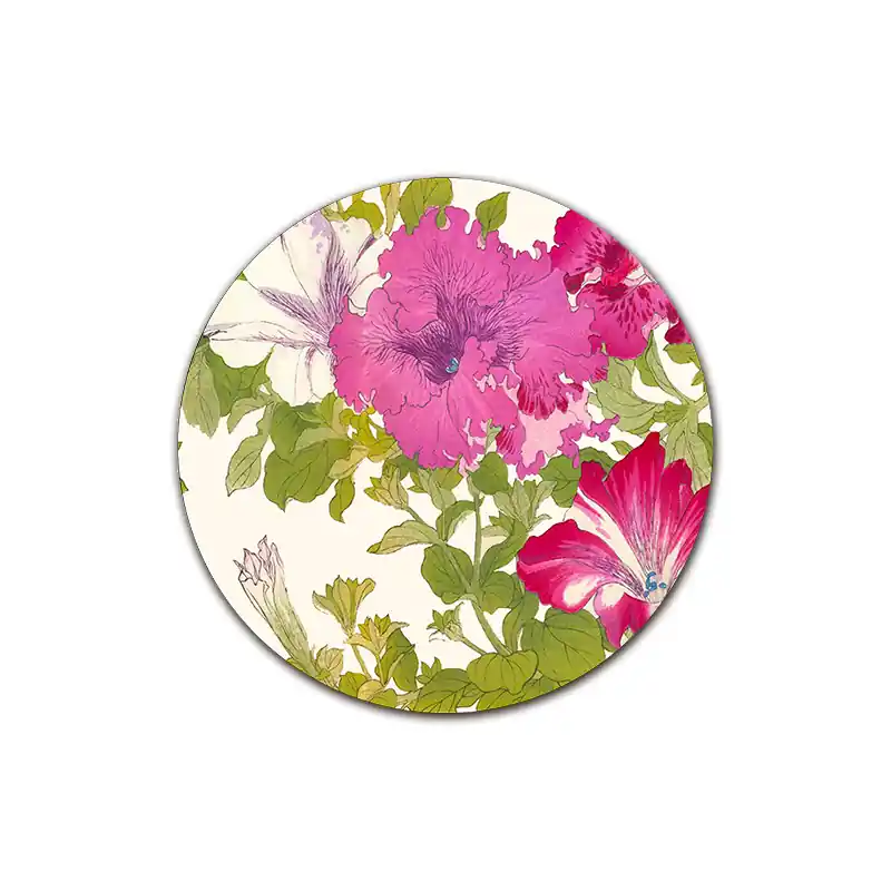 Sicilia Fiori Sottobicchiere Rotondo- Ø cm 9,5