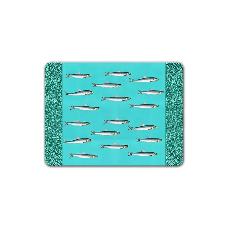 Shagreen Pesci Sottopiatto Rettangolare