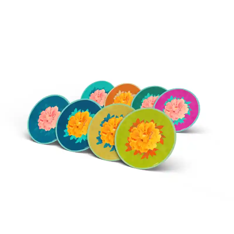 Collezione completa "Salina Peonia" - 8 Sottopiatti
