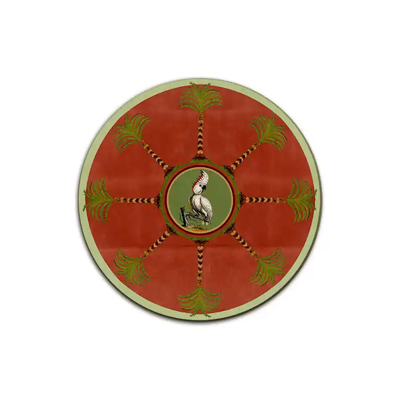 Zanzibar Palme Sottopiatto Rotondo – Ø cm 34 e 39