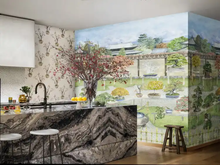 CARTA PARATI COLE & SON - BONSAI GARDEN