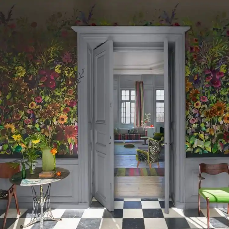 CARTA PARATI DESIGNERS GUILD - INDIAN SUNFLOWER