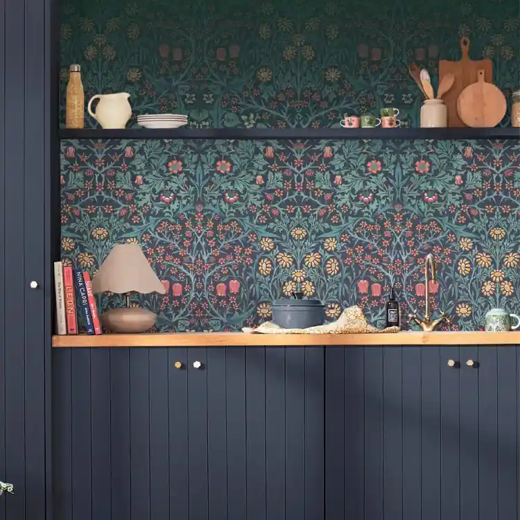 CARTA PARATI WILLIAM MORRIS AT HOME - BLACKTHORN MURAL