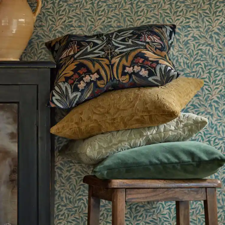TESSUTO MORRIS & Co - SUNFLOWER CAFFOY VELVET