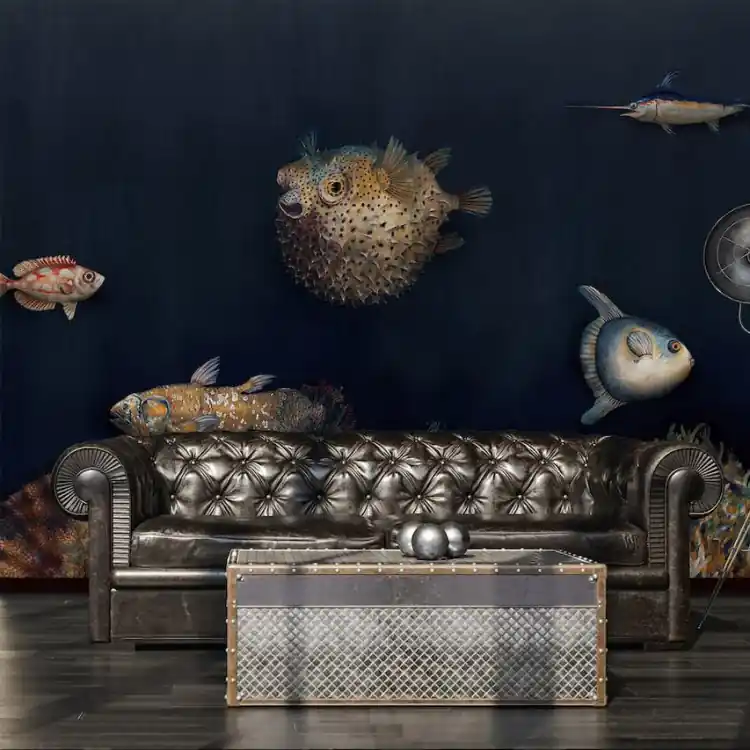 CARTA PARATI - COORDONNE' - DEEP OCEAN