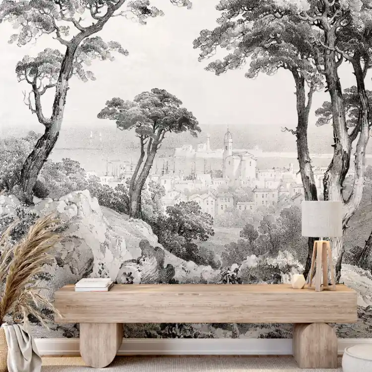CARTA PANORAMICA PAPERMINT - SAINT TROPEZ GRISAILLE