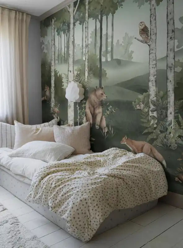 CARTA PARATI BORÅSTAPETER - WILD FOREST MURAL