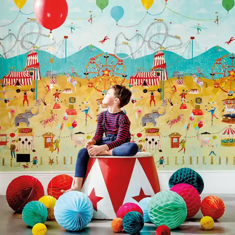 CARTA PARATI HARLEQUIN - LIFES A CIRCUS