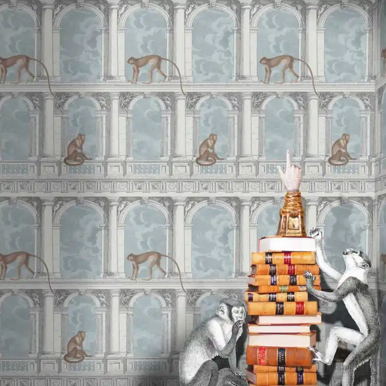 CARTA PARATI FORNASETTI - COLE&SON - PROCURATIE CON VISTA