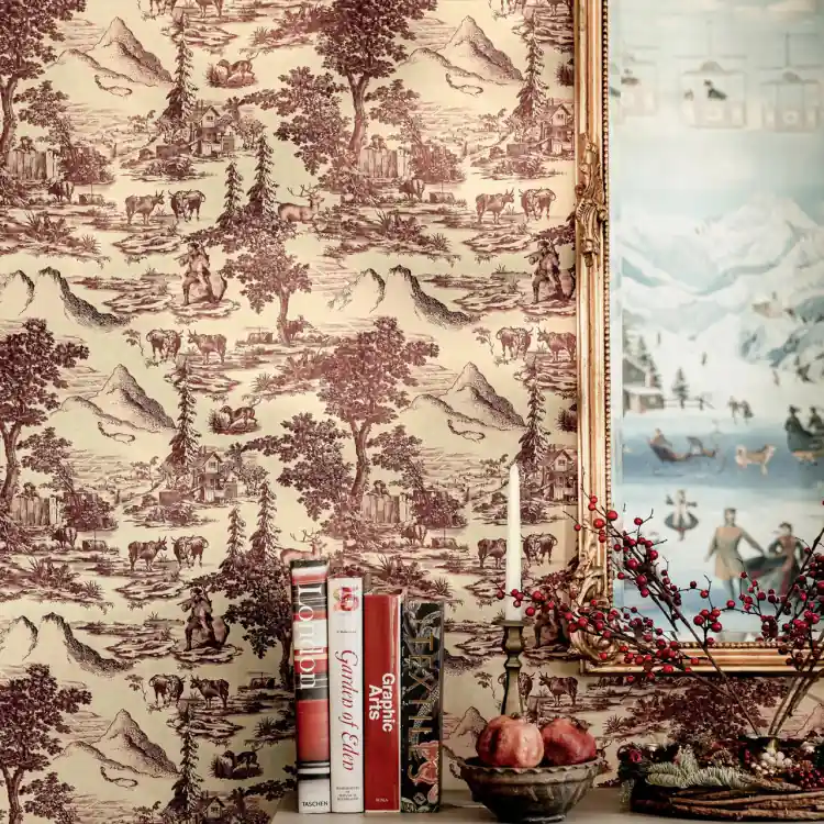 CARTA PARATI MINDTHEGAP - TOILE DU TYROL