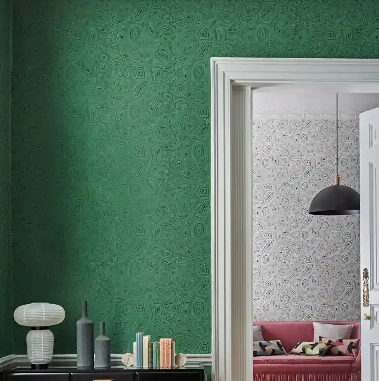 CARTA PARATI COLE&SON FORNASETTI - MALACHITE