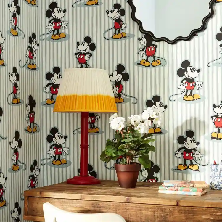 CARTA PARATI SANDERSON - MICKEY STRIPE