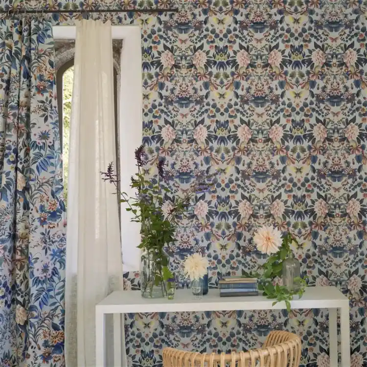 CARTA PARATI DESIGNERS GUILD - IKEBANA DAMASK