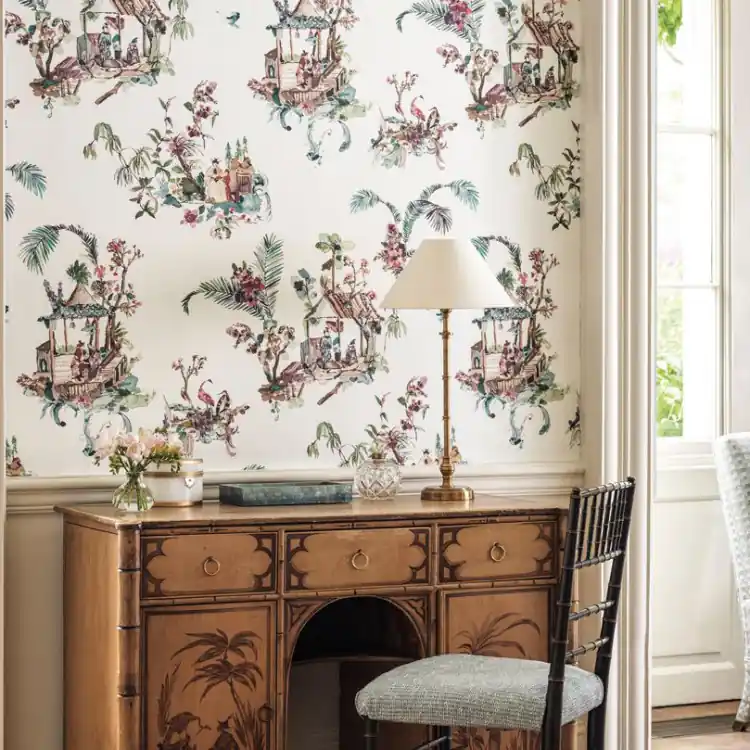 CARTA PARATI NINA CAMPBELL - TOILE CHINOISE