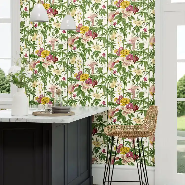 CARTA PARATI - SANDERSON - BAMBOO & BIRDS