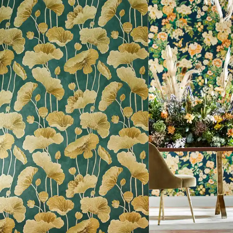 CARTA PARATI - SANDERSON - LOTUS LEAF